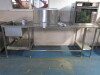 Stainless Steel Sink Unit. Size H92 x W250 x D75cm. - 2