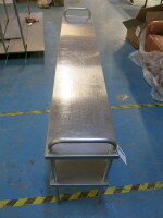 2 Tier Stainless Steel Shelf. Size H70 x W180 x D33cm.