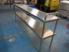 2 Tier Stainless Steel Shelf. Size H70 x W180 x D33cm. - 4