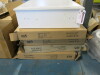 4 x Knightsbridge MRB418HF Modular Ceiling Light Fittings. Size 60 x 6`0 x 8cm & 1 x Other Size 60 x 60 x 18cm.