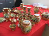 Large Collection of Romany Gypsy 'Waggon Days' Marquis Fine China, Hand Painted Carat Gold, Made in England to Include: - 3