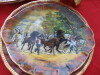 Large Collection of Romany Gypsy 'Waggon Days' Marquis Fine China, Hand Painted Carat Gold, Made in England to Include: - 4