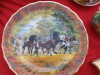 Large Collection of Romany Gypsy 'Waggon Days' Marquis Fine China, Hand Painted Carat Gold, Made in England to Include: - 5