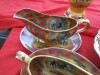 Large Collection of Romany Gypsy 'Waggon Days' Marquis Fine China, Hand Painted Carat Gold, Made in England to Include: - 18