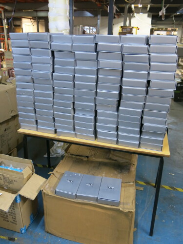 335 x Boxed/Unused Kitchen Aid Ice Cream Scoops in Black.