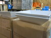 7 x Boxes of 6 Chromette Deep Square White China Bowls. Size 33cm. - 2