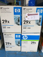 4 x HP LaserJet 29x Printer Cartridges.