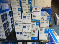 13 x Assorted HP Printer Cartridges to Include: 5 x C3903A, 3 x C4093A, 1 x Q3916A (Cyan), 1 x Q7582A (Yellow), 1 x Q2624A, 1 x 92298X & 1 x 53x.