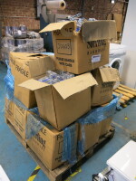 Pallet with Approx 390 Blister Packs of Jewson Oxford Latch Pack Door Handles in Chrome.