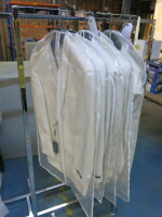5 x Moss Bros White Tuxedo Dinner Jackets. Size 42 & 44 Short / 42, 44 & 44 Reg).