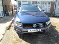 AJ15 EAX: Volkswagen Passat SE Business TDI BM Estate in Blue. Diesel, 1968cc, Manual 6 Gears. Mileage 31,000. First Registered May 2015, 2 Former Keepers. MOT Expires March 2023, ULEZ Compliant. Comes with Logbook, 2 x Keys & Service History. NOTE: new r