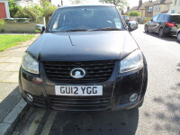 GU12 YGG: Great Wall Steed SE TD 4 x 4 Pick Up in Black. Diesel, 1996cc, Manual 6 Gears. Mileage 60,000. First Registered July 2012. MOT Expires September 2022. Comes with Logbook, 2 x Keys & Owners Pack.