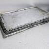 5 x Aluminum Roasting Trays, Size 42cm x 31cm x 9cm with 14 x Aluminum Baking Trays, Size 53cm x 33cm & 2 x Loaf Tins, Size 40cm x 15cm x 6cm - 3