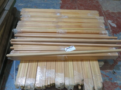 20 x Packs of 12.25mm Square Spindles. Length 1200mm.