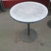 8 x Zinc Topped Café Tables on Pedrali Metal Bases. Size Diameter 65cm x H76cm - 2