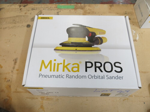 Mirka Pro S 650DB Pneumatic Random Orbital Sander with Dust Bag, Boxed New.