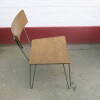 8 x Plywood Dining Chairs on Metal Frames - 3