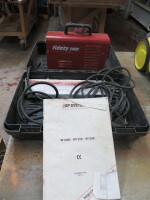 EP Systems Mini Arc Welder in Carry Case, Model Fidaty 1400, 110v with Instruction Manual. NOTE: requires 1 lead to be replaced.