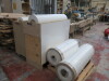 2 x New & 2 x Part Rolls of Pre Primed White Veneer Paper for Doors in Assorted Widths 126cm & 94cm.