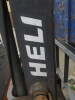 Heli h2000 Series 25 Gas Counterbalance Fork Lift Truck. Double Mast 3.3m Lift Height with Side Shift. Type HFG25, S/N 68400, Year 2005, Rated Capacity 2500kg, 4069 Hours. - 3