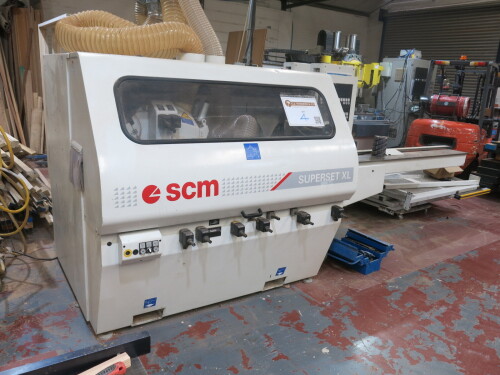 SCM Superset XL 5 Head Planer/Moulder, Heavy Duty, Computer Controlled, 2500mm Infeed Table.