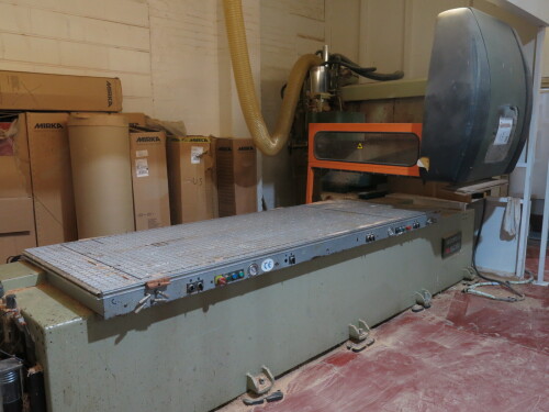 SCM Record 2 CNC Machining Centre, Model AA1/9062, Year 1996, 3 Axis with 3m x 1m Table, Complete with NUM 750 CNC Controls, Tooling as viewed and pictured. Comes with Manuals.