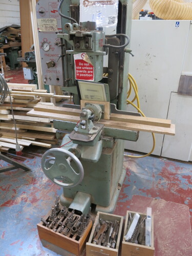 Wadkin Bursgreen Chisel Morticer, Pneumatic Control, Machine Number 71166. Comes with Workshop Manual.