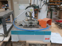 Hoffman MU2 Dovetail Routing Machine, Type MU2-P, S/N 93392, Year 2002, with Foot Pedal & Manual.