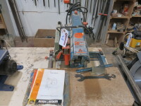 Black and Decker Radial Arm Saw, Model DM890. Note: requires attention (AS Viewed/Pictured).