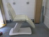REM Excel Electric 3 Motor Beauticians Adjustable Treatment Chair/Couch Upholstered in White Vinyl and Comes with Controller, S/N 000182. NOTE: condition as viewed/pictured. - 3