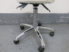 Cosmetronic Mobile Beauticians/Stylist Swivel Chair on Chrome Base with Height Adjustable Back. - 4