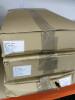 3 x Boxes of 500 White Mailforce Polythene Flat Pack Disposable Aprons (APRN0011).