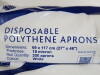 8 x Rolls of 200 White Premier Disposable Aprons (2820N). - 3
