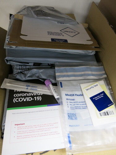 45 x Rapisac Covid Testing Kits.