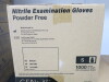 9 x Boxes of 10 x 100pcs Small Gen-X Nitrile Examination Powder Free Examination Gloves. To Include 8 x Small & 1 x Medium. - 2