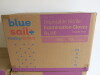 6 x Boxes of 60 x 100pcs Blue Sail Disposable Nitrile Examination Gloves in Blue, 5 x Lg & 1 x Sm. - 2