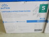 4 x Boxes of 40 100pcs Intco Disposable Blue Nitrile Examination Gloves, 2 x Large, 1 x Medium & 1 x Small. - 3