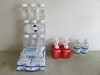 27 x Assorted Size & Brands of Alcohol Hand Sanitiser & 5 x Pkts of Alcohol Cleansing Hand & Surface Wipes.