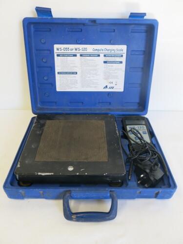 ITE Aircon & Refrigerant Compute Charging Scale, Model WS-120. Comes with Power Supply & Carry Case.