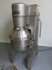 Hobart Commercial Floor Standing Mixer with Timer, Guard with Splash Shield, Bowl, Beater, Whip & Hook. Size H135cm x W60cm x D70cm. NOTE: mixer works but on/off switch requires replacement & housing needs to come off to work. - 2