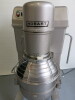 Hobart Commercial Floor Standing Mixer with Timer, Guard with Splash Shield, Bowl, Beater, Whip & Hook. Size H135cm x W60cm x D70cm. NOTE: mixer works but on/off switch requires replacement & housing needs to come off to work. - 3