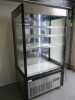 Polar Open Front Multideck Chiller Display Fridge with 3 Adjustable Shelves, LED Light & Night Blind, Model GH268. Size H198cm x W107cm x D76cm. - 5