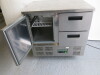 Polar Single Door/2 Drawer Counter Fridge, Model U637. Size H85cm x W90cm xD70cm. - 3