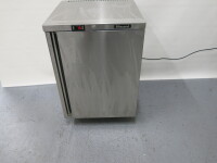 Blizzard Stainless Steel Single Door Under Counter Fridge, Model BZ-UCR140. Size H82cm x W60cm x D60cm.