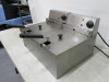 Lincat Twin Tank Table Top Electric Deep Fat Fryer, Model LDF2. Comes with 2 Baskets. - 2