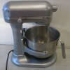 Kitchen Aid Heavy Duty Spiral Mixer, Model 5KSM7591 in Silver Metallic. Comes with Bowl & 3 x Attachments. - 6