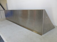 Stainless Steel Shelf with Bracket, Size W140cm x D30cm.