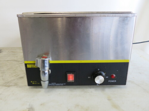 Buffalo Electric Bain Marie, Model S047. With Tap & Pan.