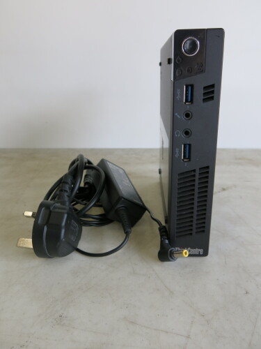 Lenovo ThinkCentre M92P, Model MT-M3237. Running Windows 10 Enterprise. Intel Core i5-3470T, CPU @ 2.90GHz, 4GB RAM, 118GB HDD. Comes with Power Supply.