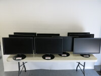 10 x ViewSonic 24" Monitors to Include: 2 x VG2433-LED, 7 x VA2413wm & 1 x VA2445-LED. 